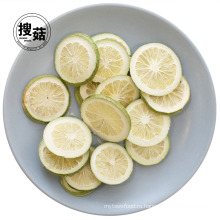 Замораживание-Высушенный Зеленый Лимон Богат Ломтики Питания Заедк 